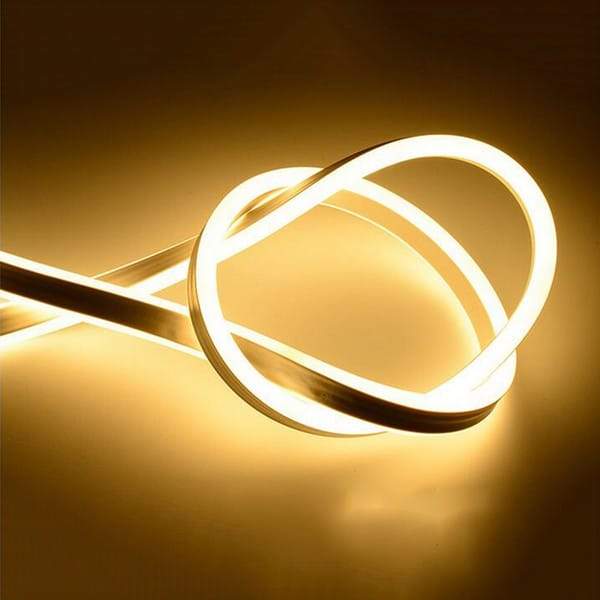 I LumoS 8x16mm WARM WHITE Flexible IP65 Dimmable Double Sided LED Neon Strip Light 12V DC 9W/m - Planet Neon