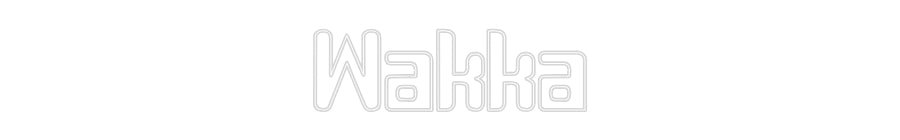 Custom Neon Sign Online Editor Wakka