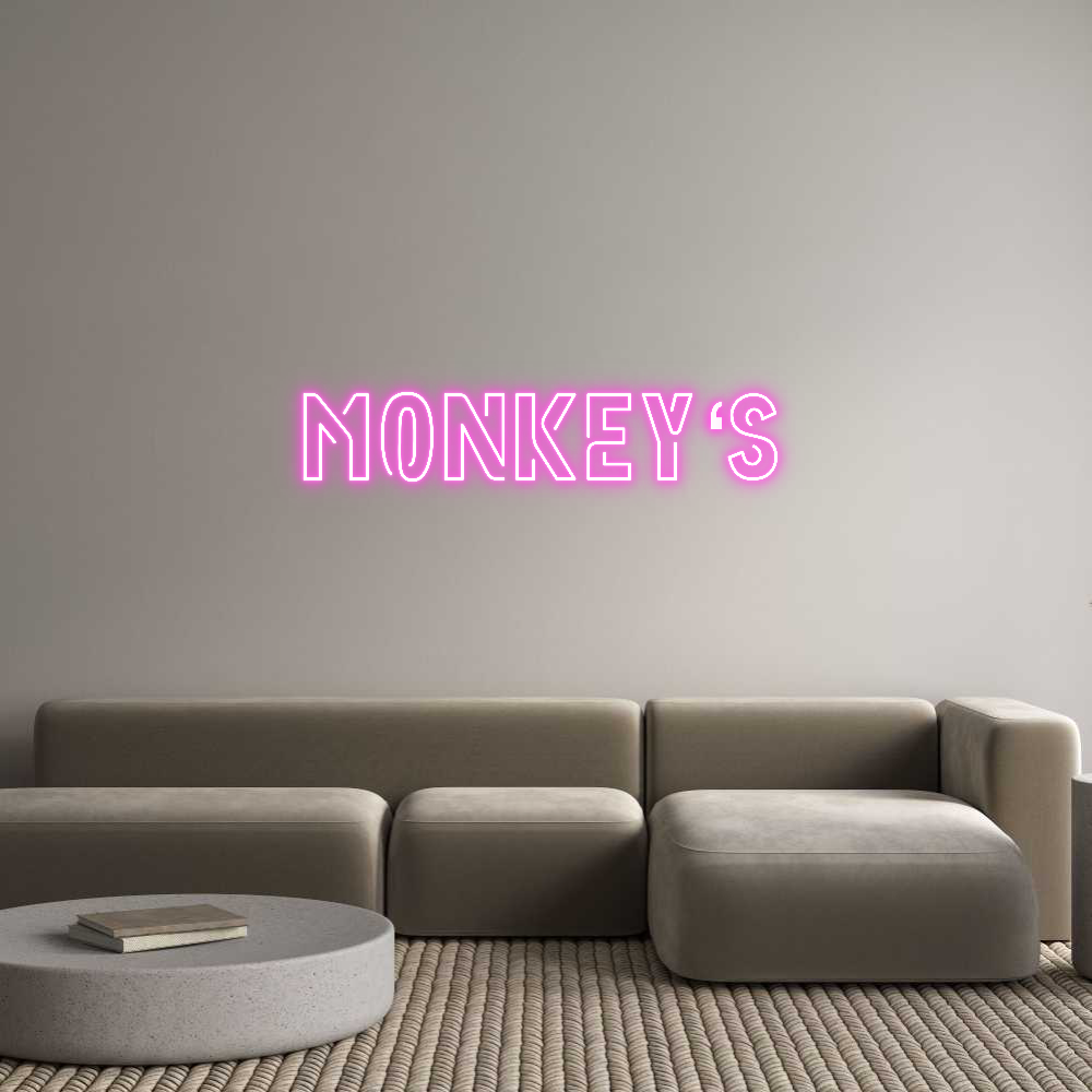 Custom Neon Sign Online Editor Monkey‘s