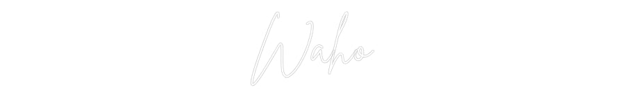 Custom Neon Sign Online Editor Waho