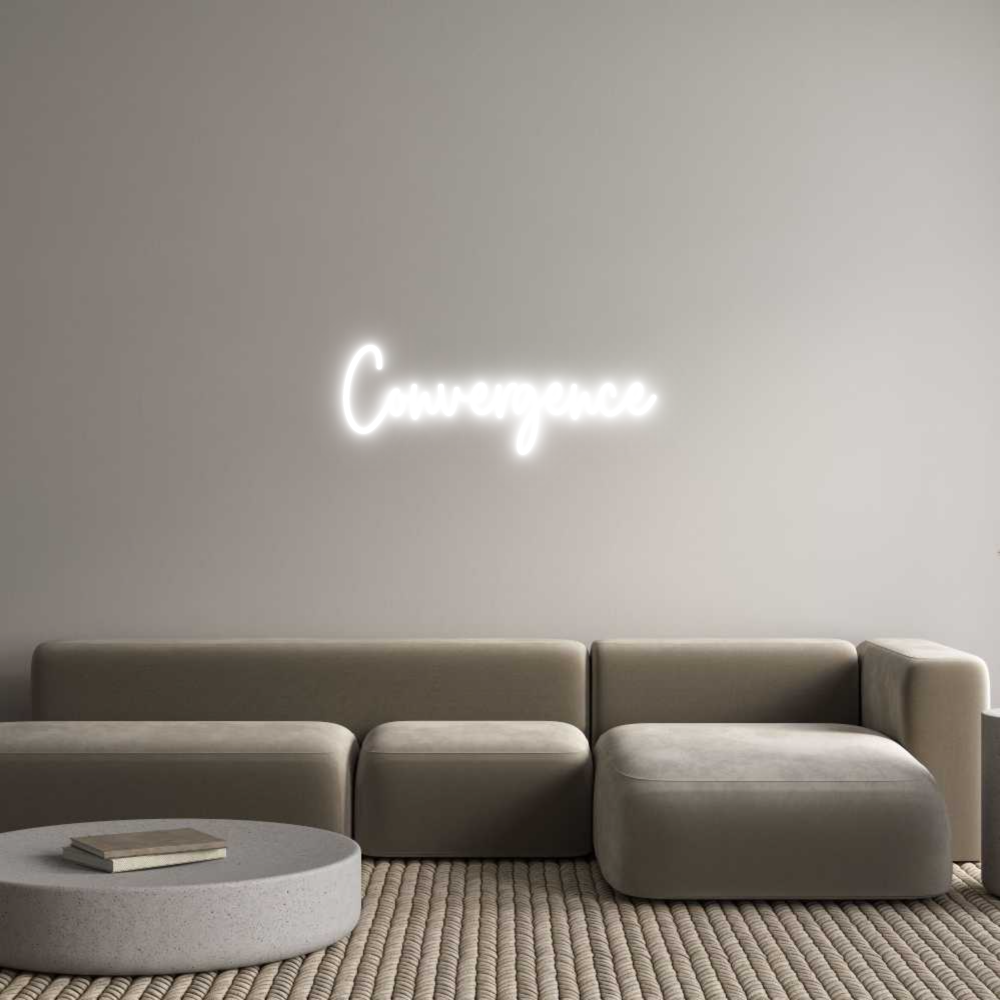 Custom Neon Sign Online Editor Convergence