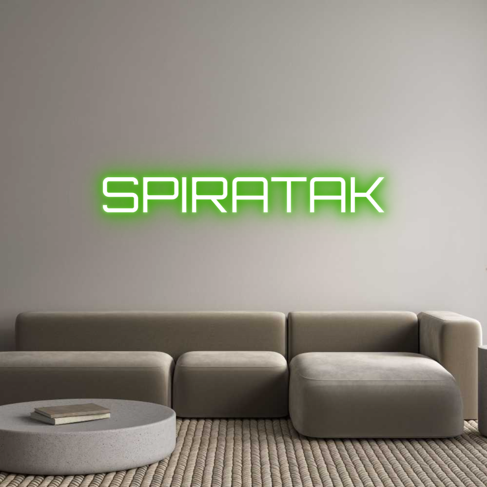 Custom Neon Sign Online Editor SPIRATAK