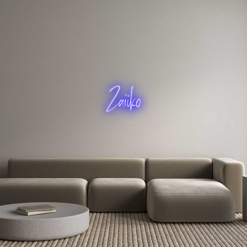 Custom Neon Sign Online Editor Zaiiko