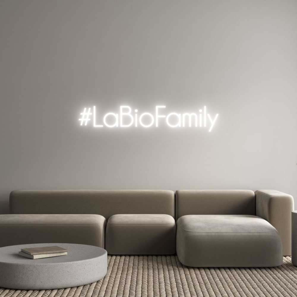 Custom Neon Sign Online Editor #LaBioFamily