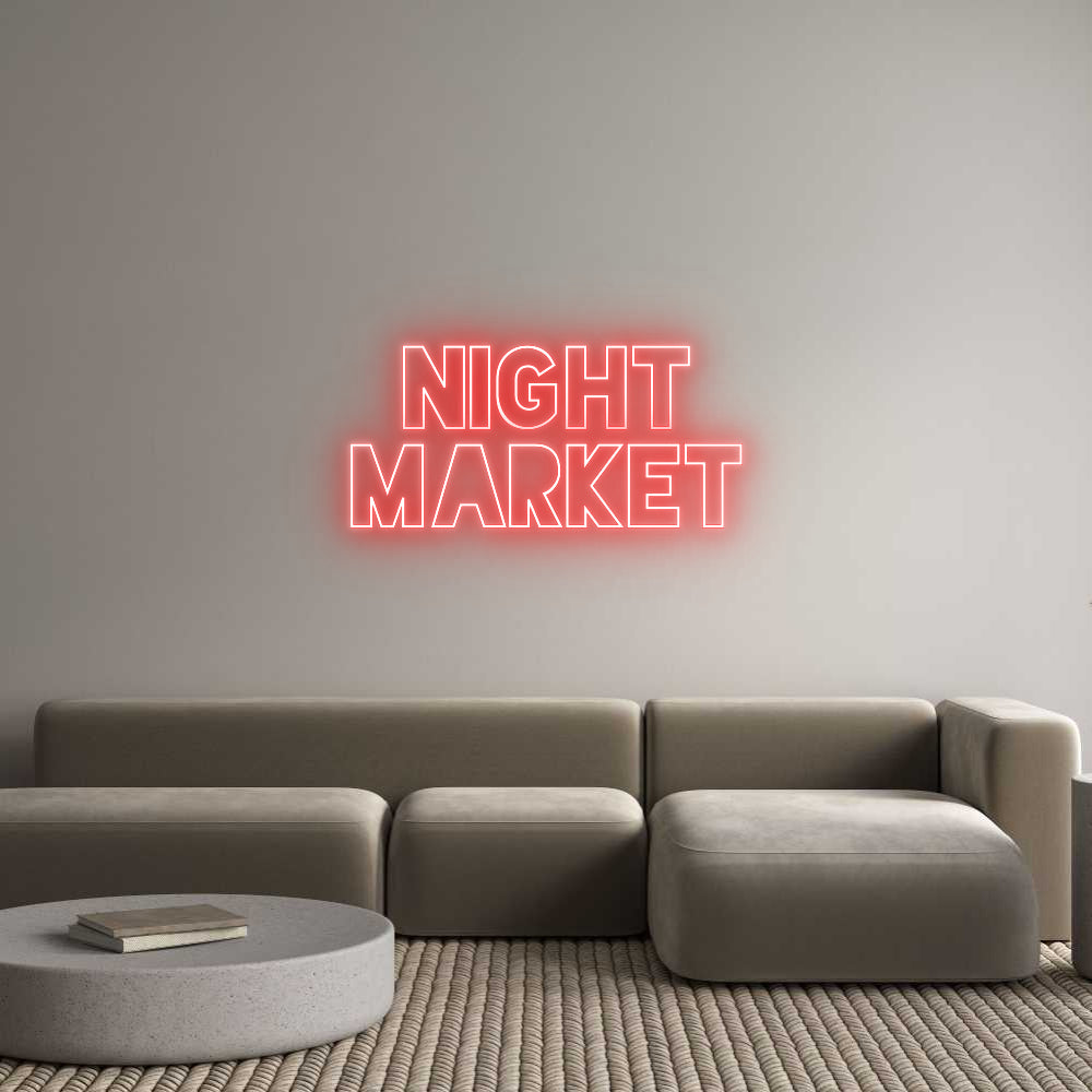 Custom Neon Sign Online Editor NIGHT
MARKET