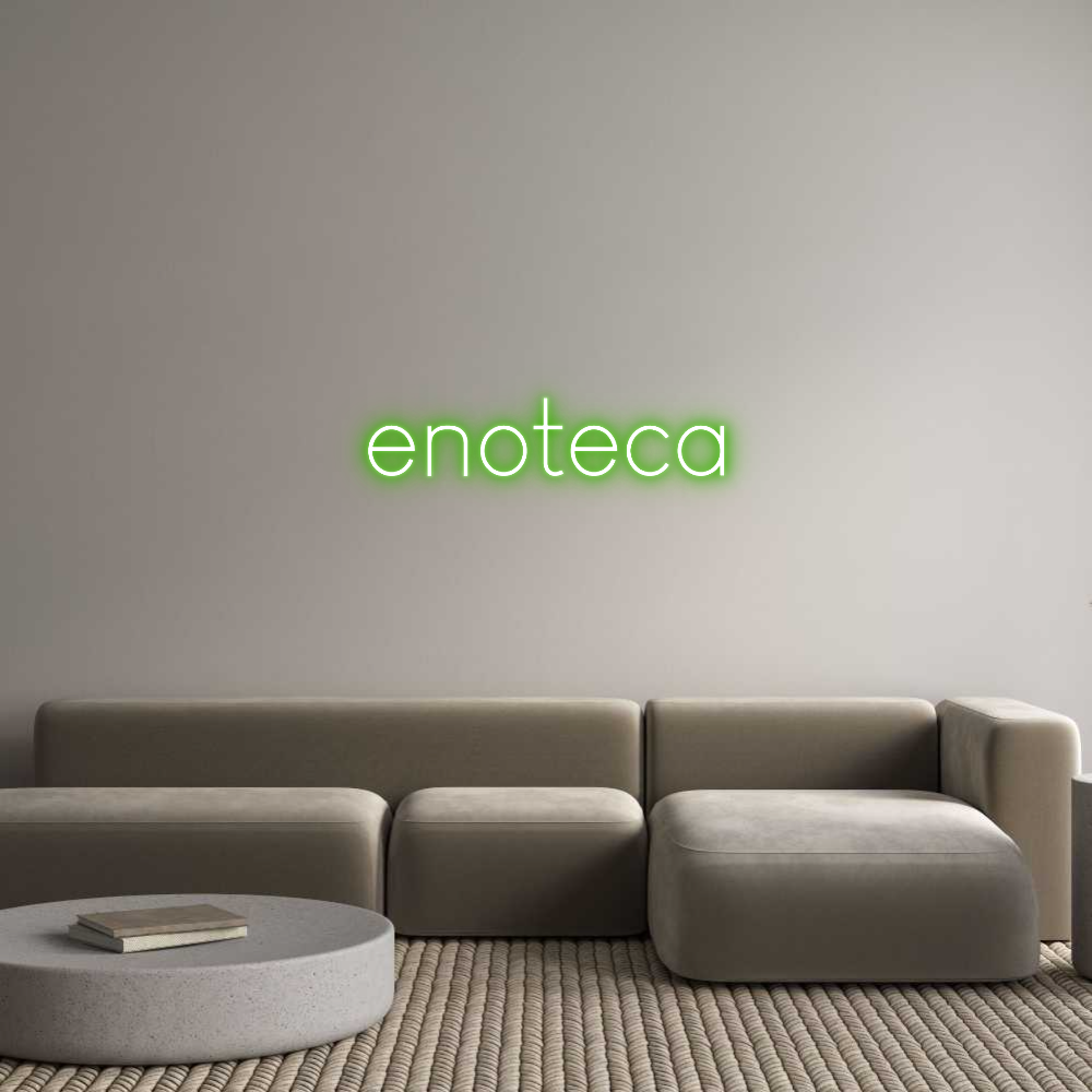 Custom Neon Sign Online Editor enoteca