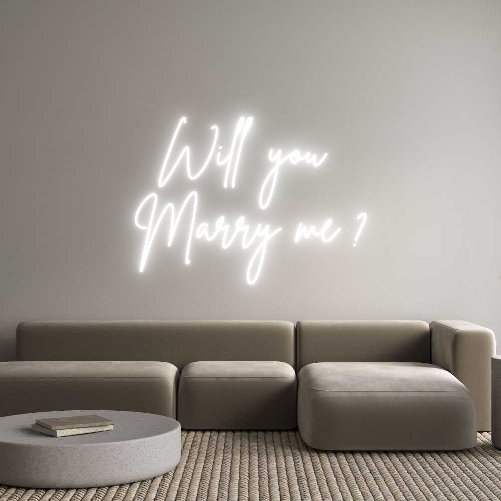 Custom Neon Sign Online Editor Will you 
Ma...