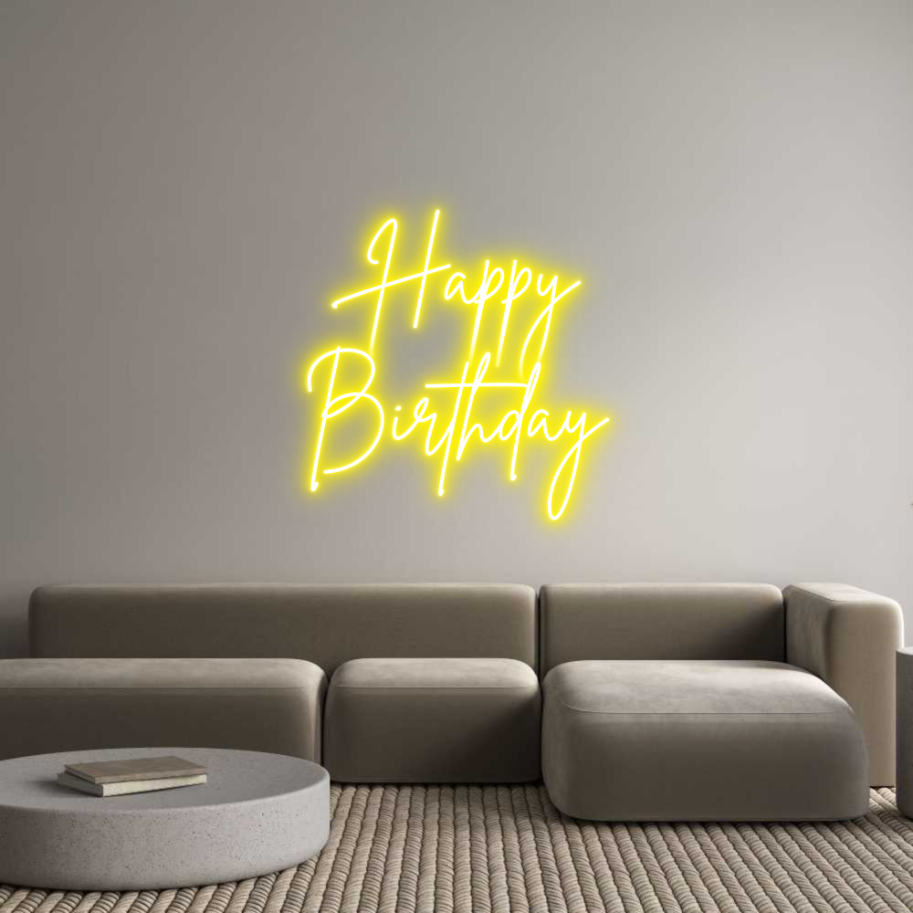 Custom Neon Sign Online Editor Happy
Birthday