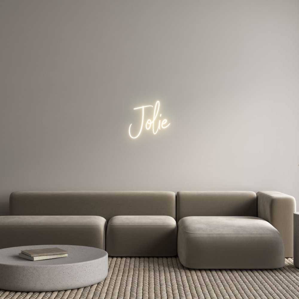 Custom Neon Sign Online Editor Jolie