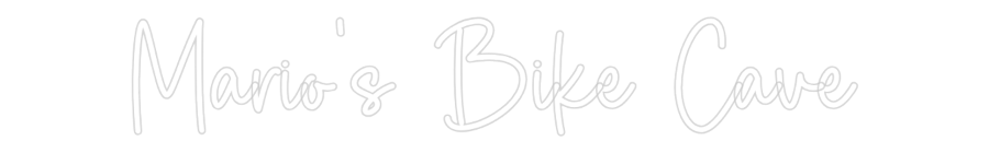 Custom Neon Sign Online Editor Mario's Bike ...