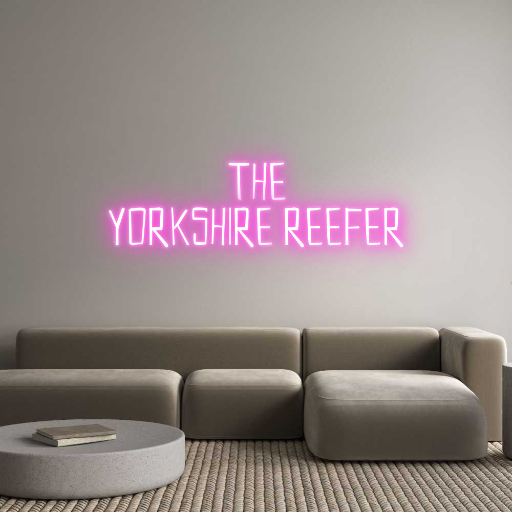 Custom Neon Sign Online Editor  THE 
YORKSH...