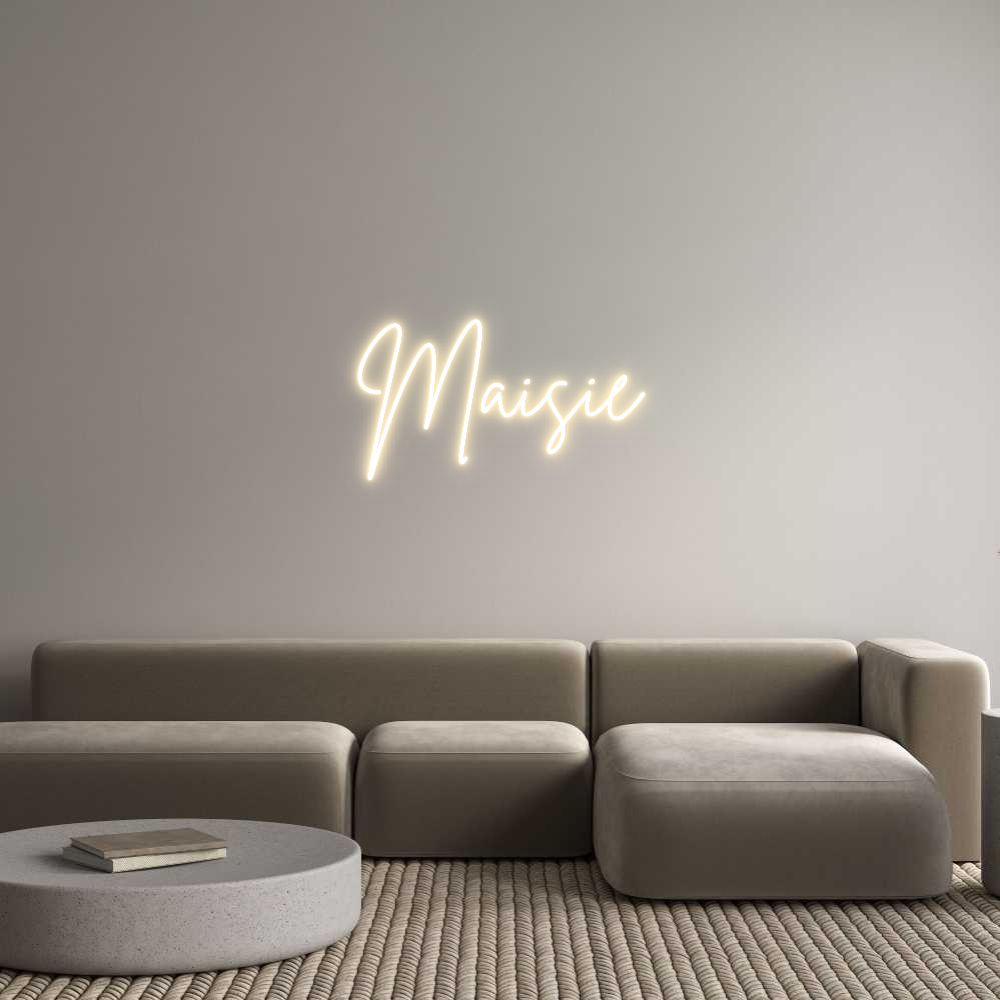 Custom Neon Sign Online Editor Maisie