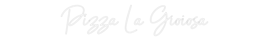 Custom Neon Sign Online Editor Pizza La Gioi...