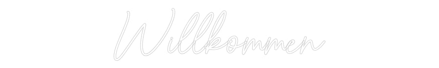 Custom Neon Sign Online Editor Willkommen