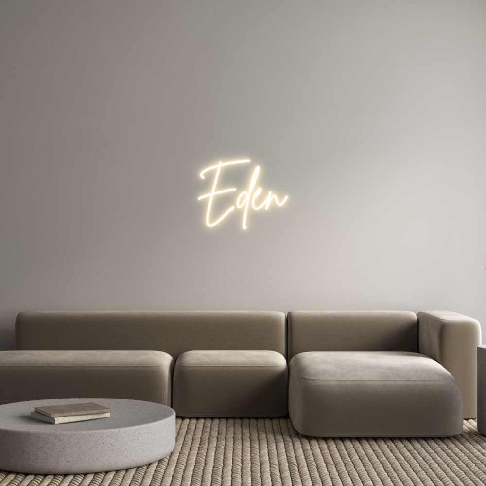 Custom Neon Sign Online Editor Eden