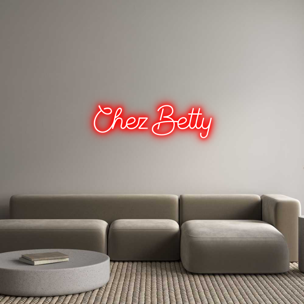 Custom Neon Sign Online Editor Chez Betty