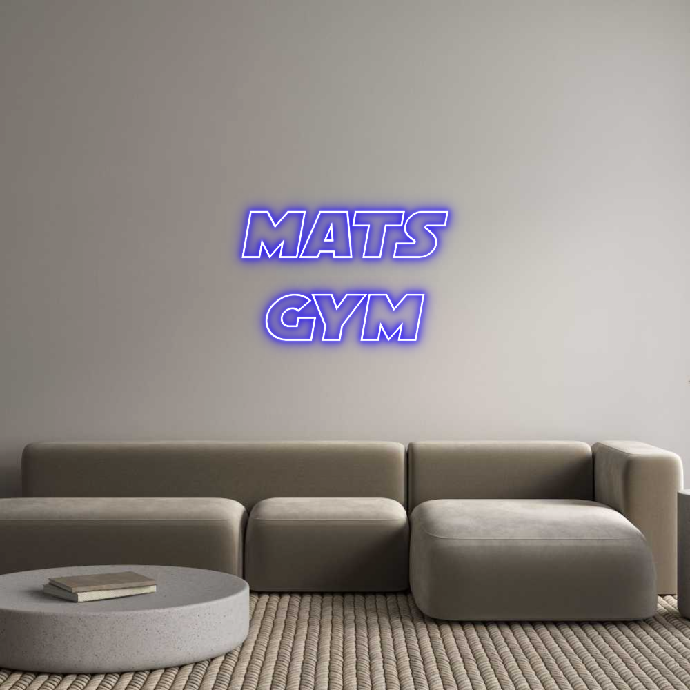 Custom Neon Sign Online Editor Mats
Gym