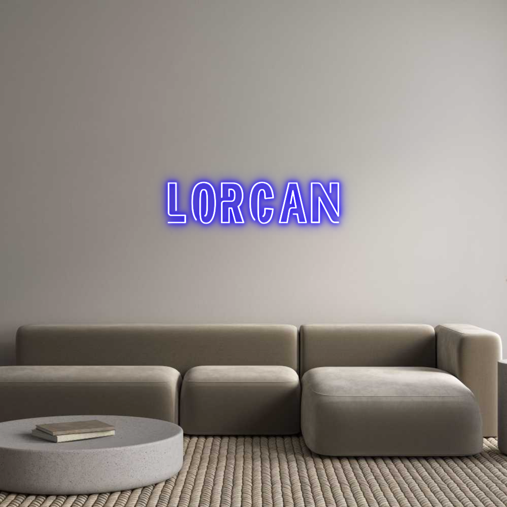 Custom Neon Sign Online Editor Lorcan