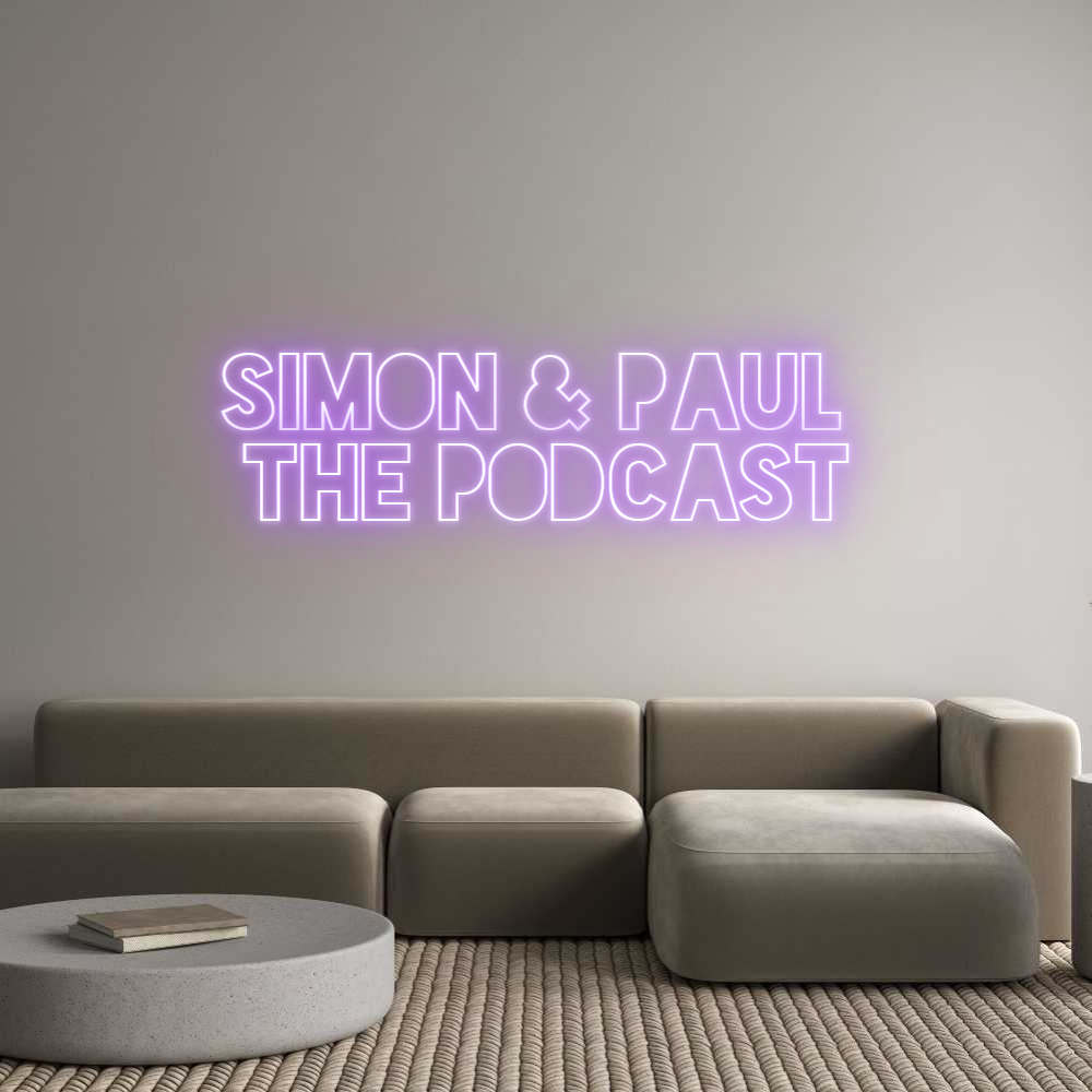 Custom Neon Sign Online Editor Simon & Paul ...