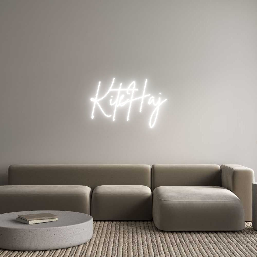 Custom Neon Sign Online Editor KiteHaj