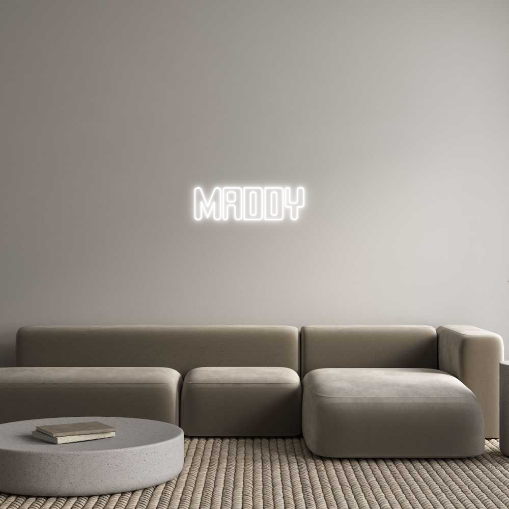 Custom Neon Sign Online Editor MADDY