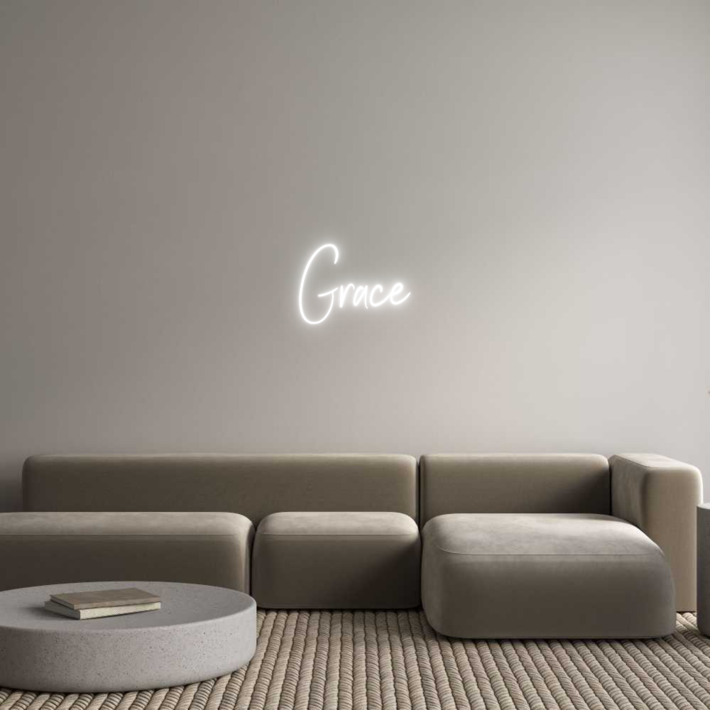 Custom Neon Sign Online Editor Grace