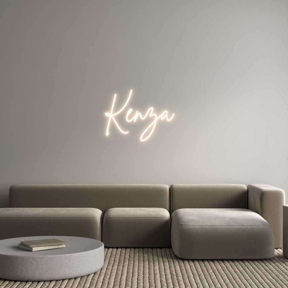 Custom Back Lit Neon Sign Online Editor Kenza