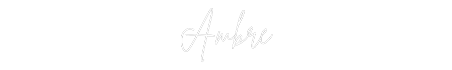 Custom Neon Sign Online Editor Ambre