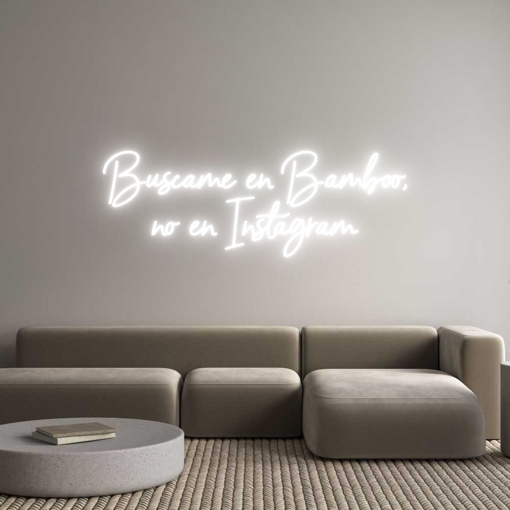 Custom Neon Sign Online Editor Búscame en Ba...