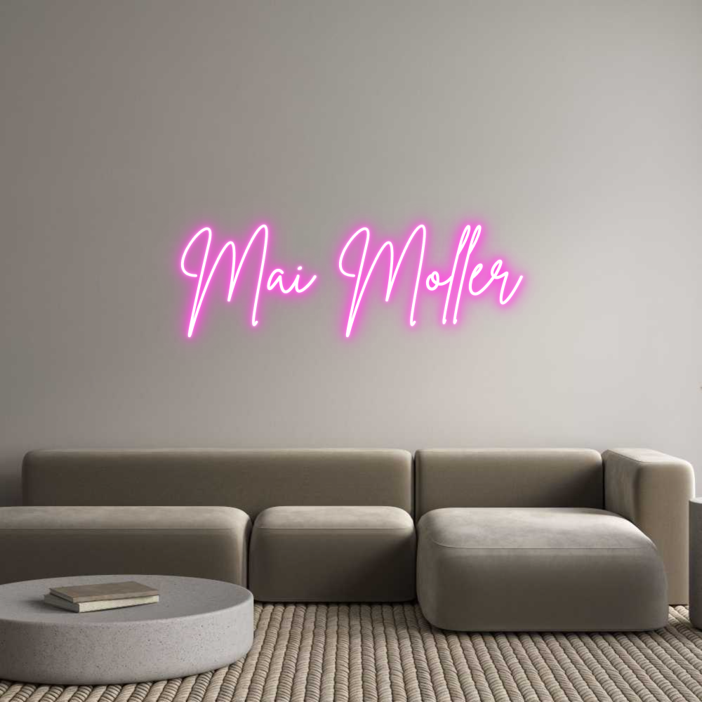 Custom Neon Sign Online Editor Mai Møller