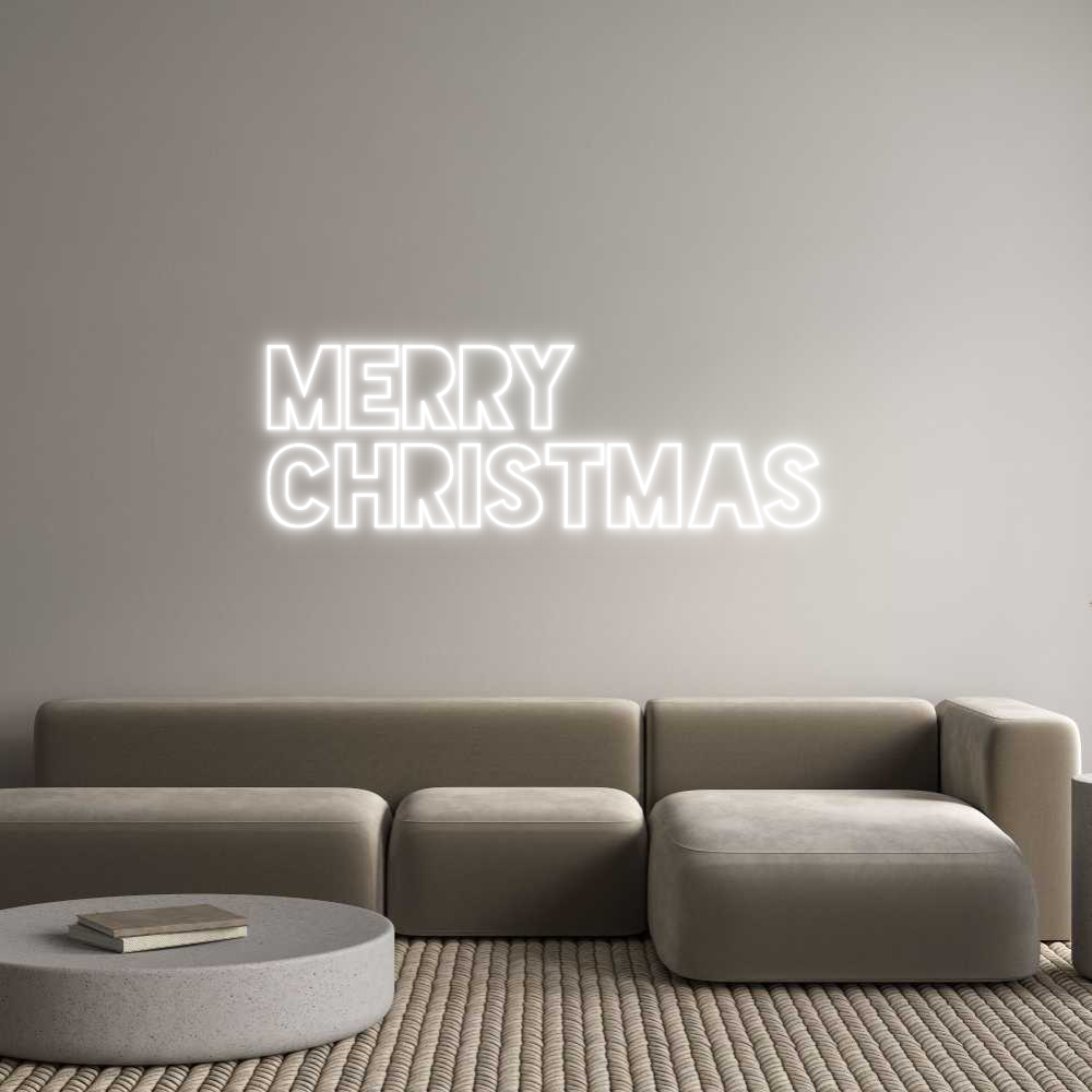 Custom Neon Sign Online Editor Merry
Christ...
