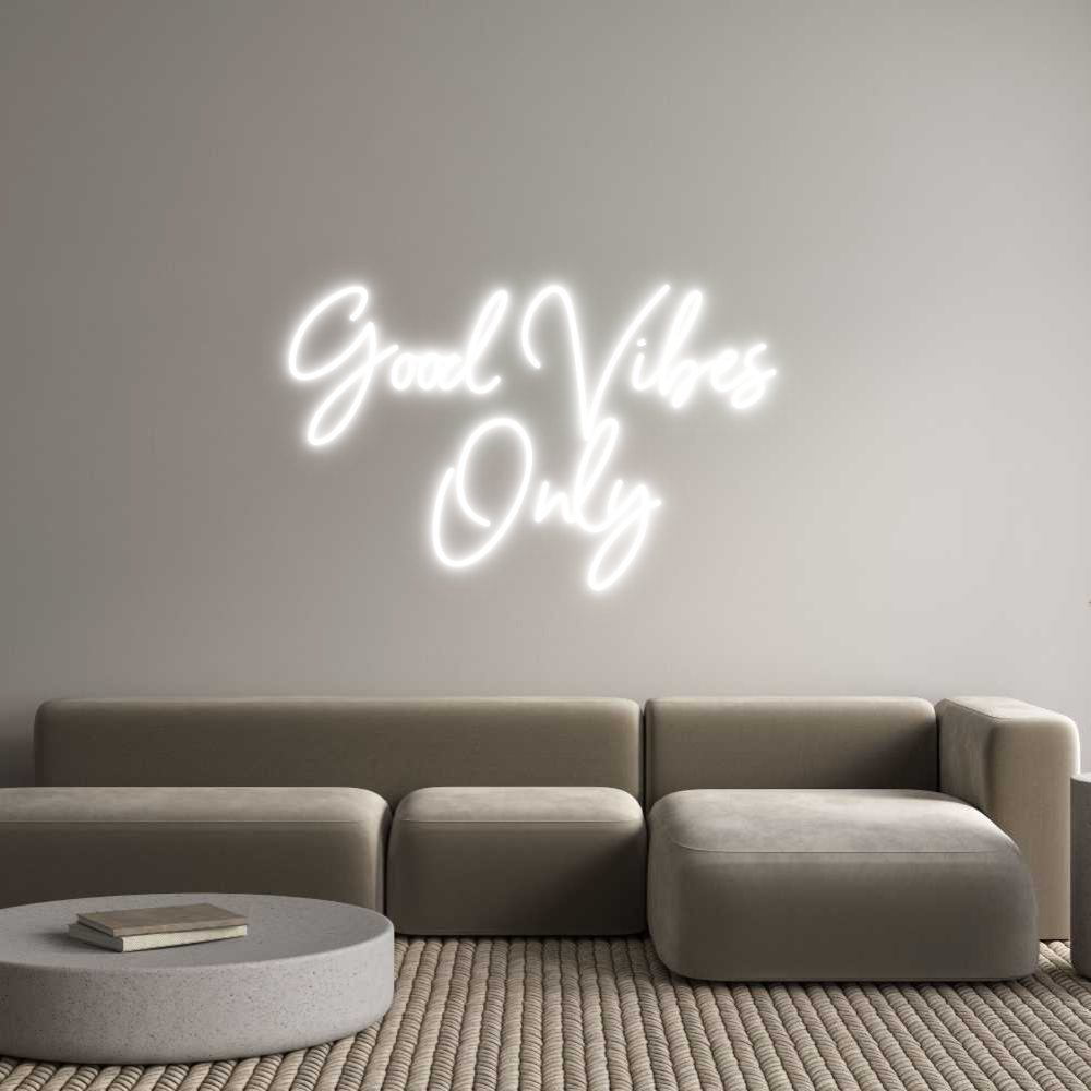 Custom Neon Sign Online Editor Good Vibes 
...