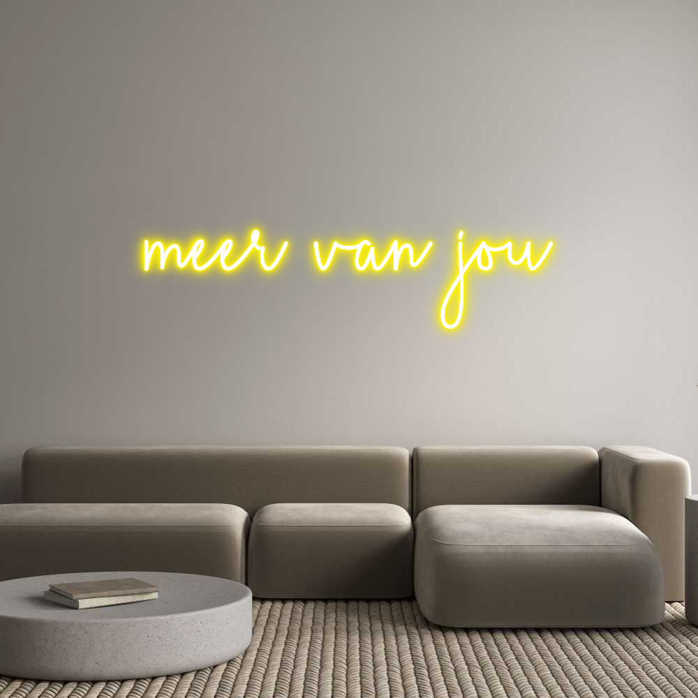 Custom Neon Sign Online Editor meer van jou