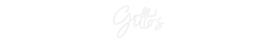 Custom Neon Sign Online Editor Gitto’s