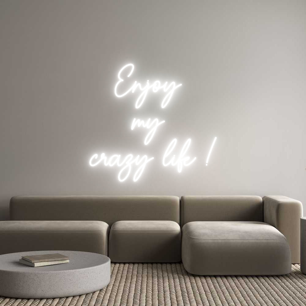 Custom Neon Sign Online Editor Enjoy 
my 
...