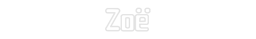 Custom Neon Sign Online Editor Zoë