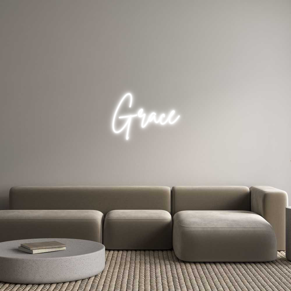 Custom Neon Sign Online Editor Grace