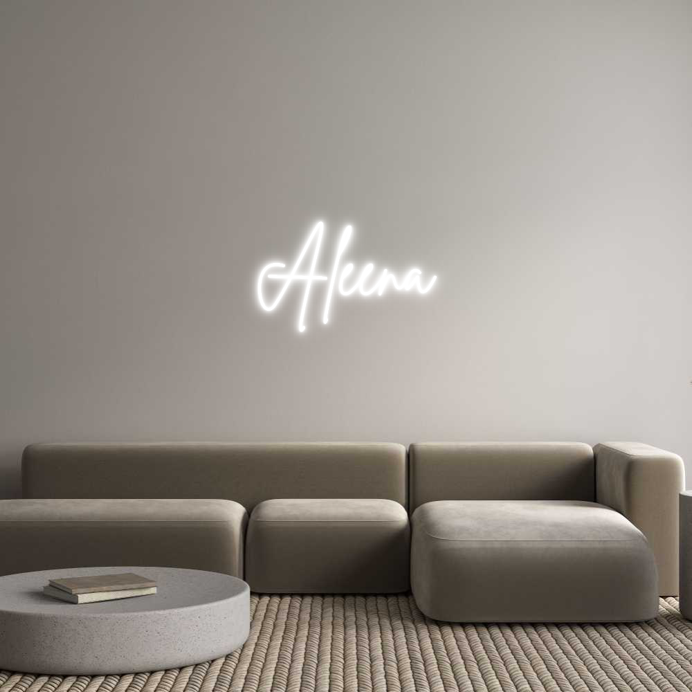 Custom Neon Sign Online Editor Aleena