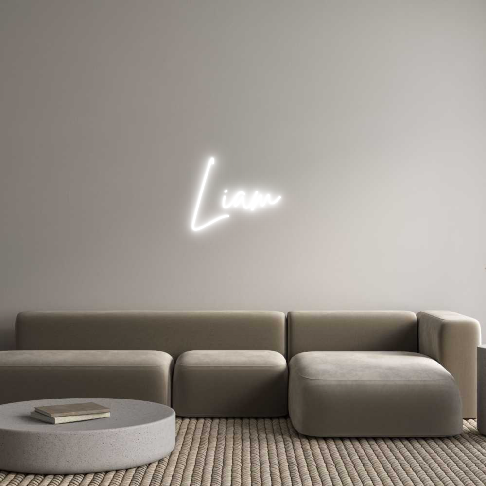 Custom Neon Sign Online Editor Liam
