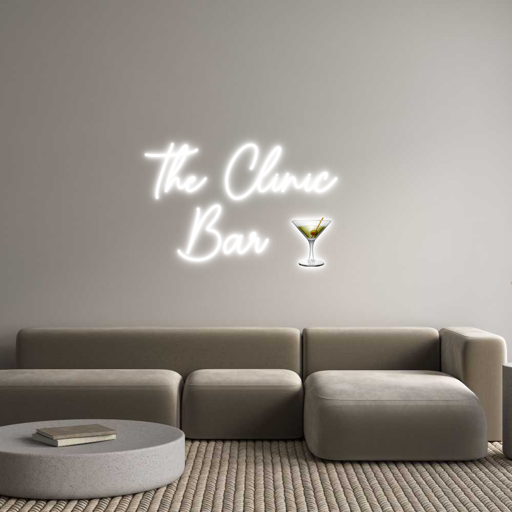Custom Neon Sign Online Editor The Clinic  
...