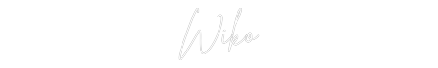 Custom Neon Sign Online Editor Wiko