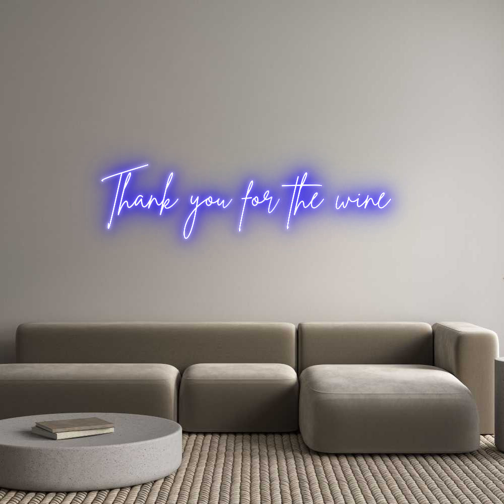 Custom Neon Sign Online Editor Thank you for...