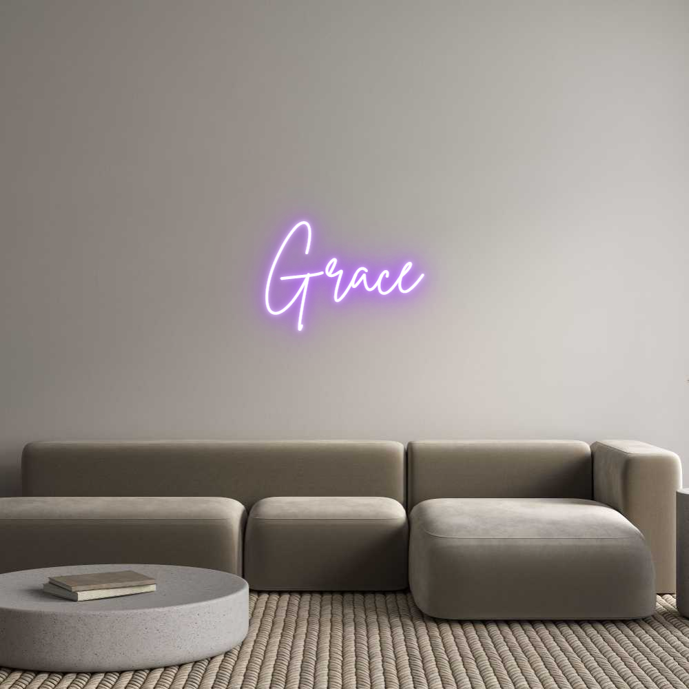 Custom Neon Sign Online Editor Grace
