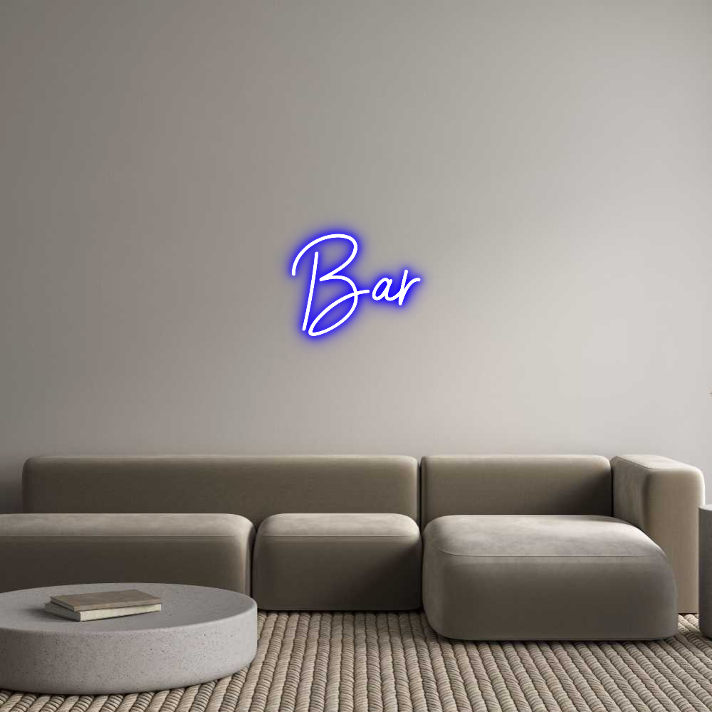 Custom Neon Sign Online Editor Bar