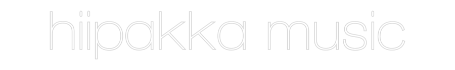Custom Neon Sign Online Editor hiipakka music