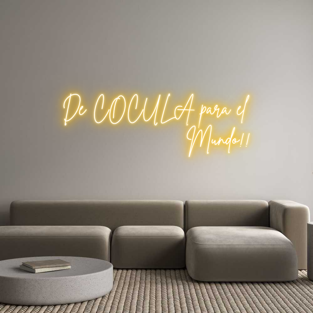 Custom Back Lit Neon Sign Online Editor De COCULA par...