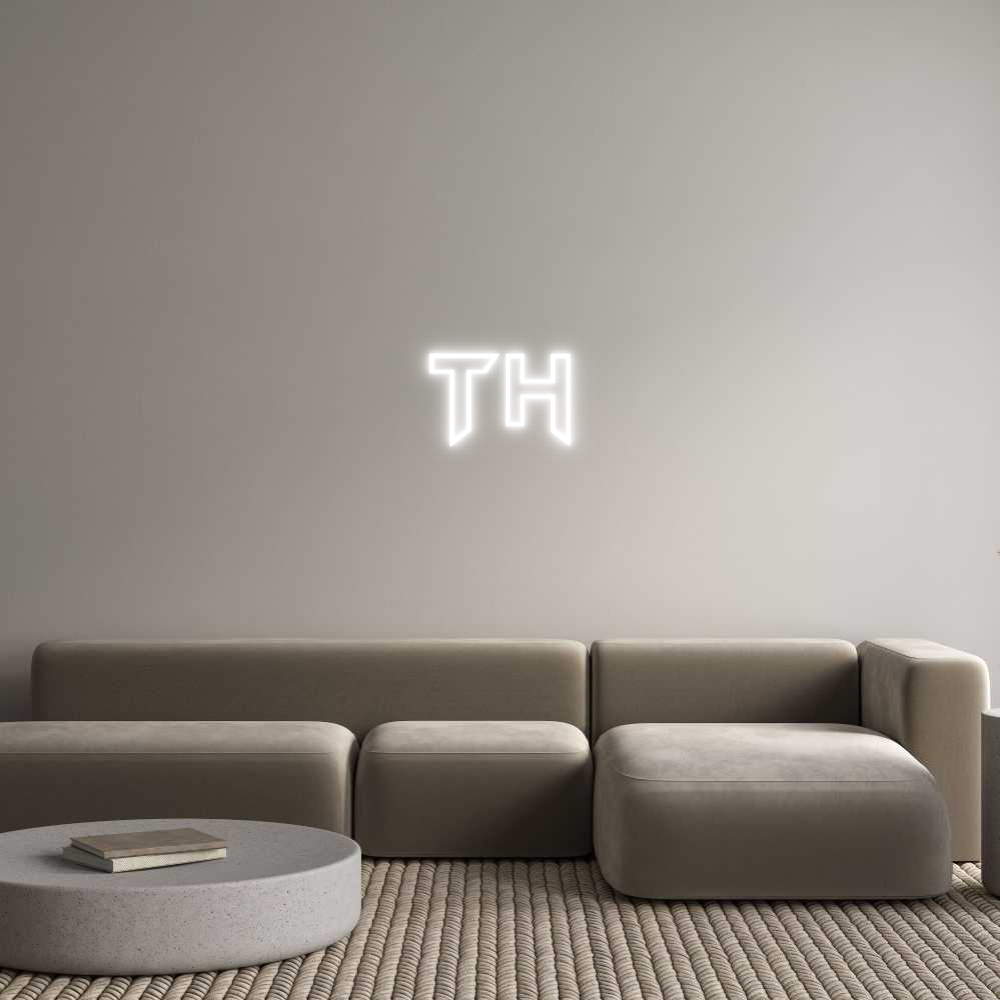 Custom Neon Sign Online Editor TH