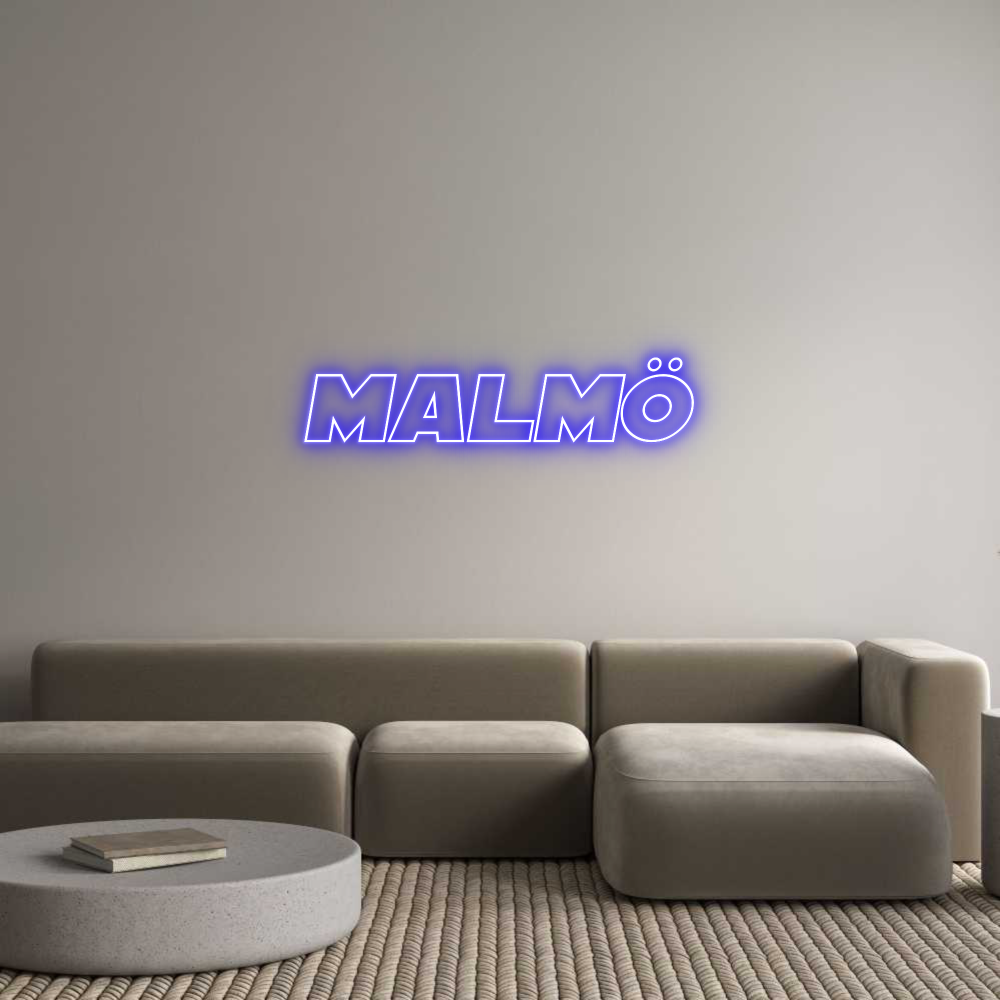 Custom Neon Sign Online Editor Malmö