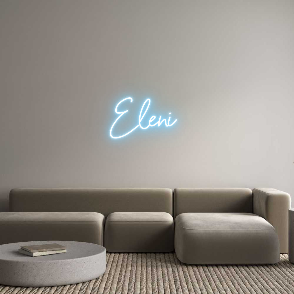 Custom Neon Sign Online Editor Eleni