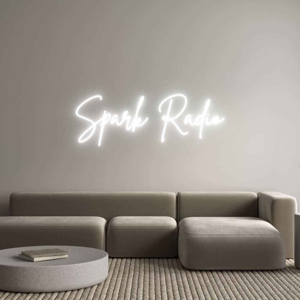 Custom Neon Sign Online Editor Spark Radio